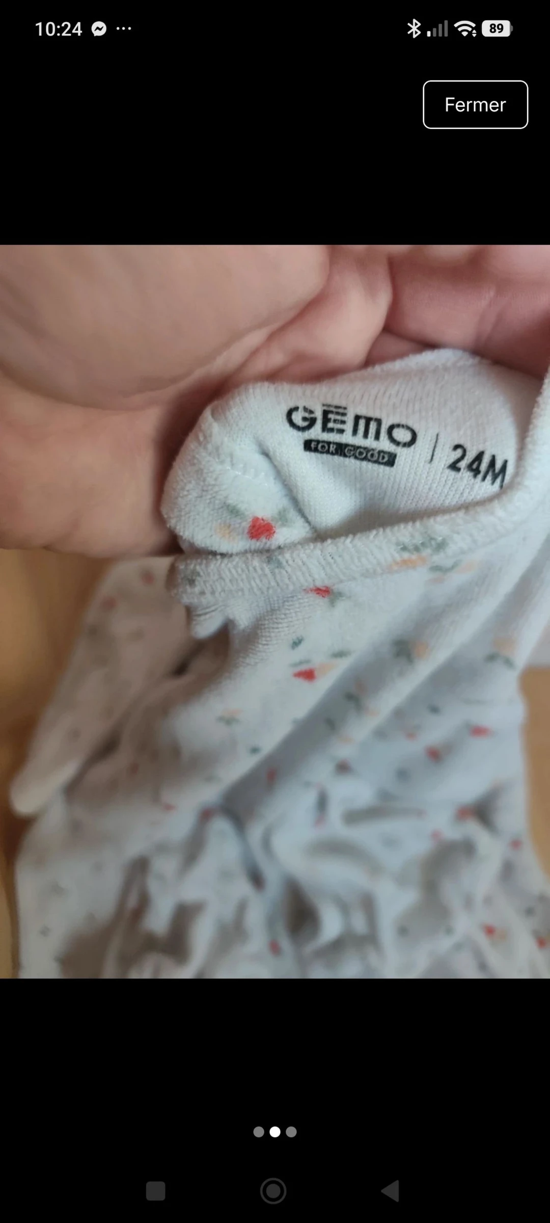 Pijama de veludo 24 meses – photo 2